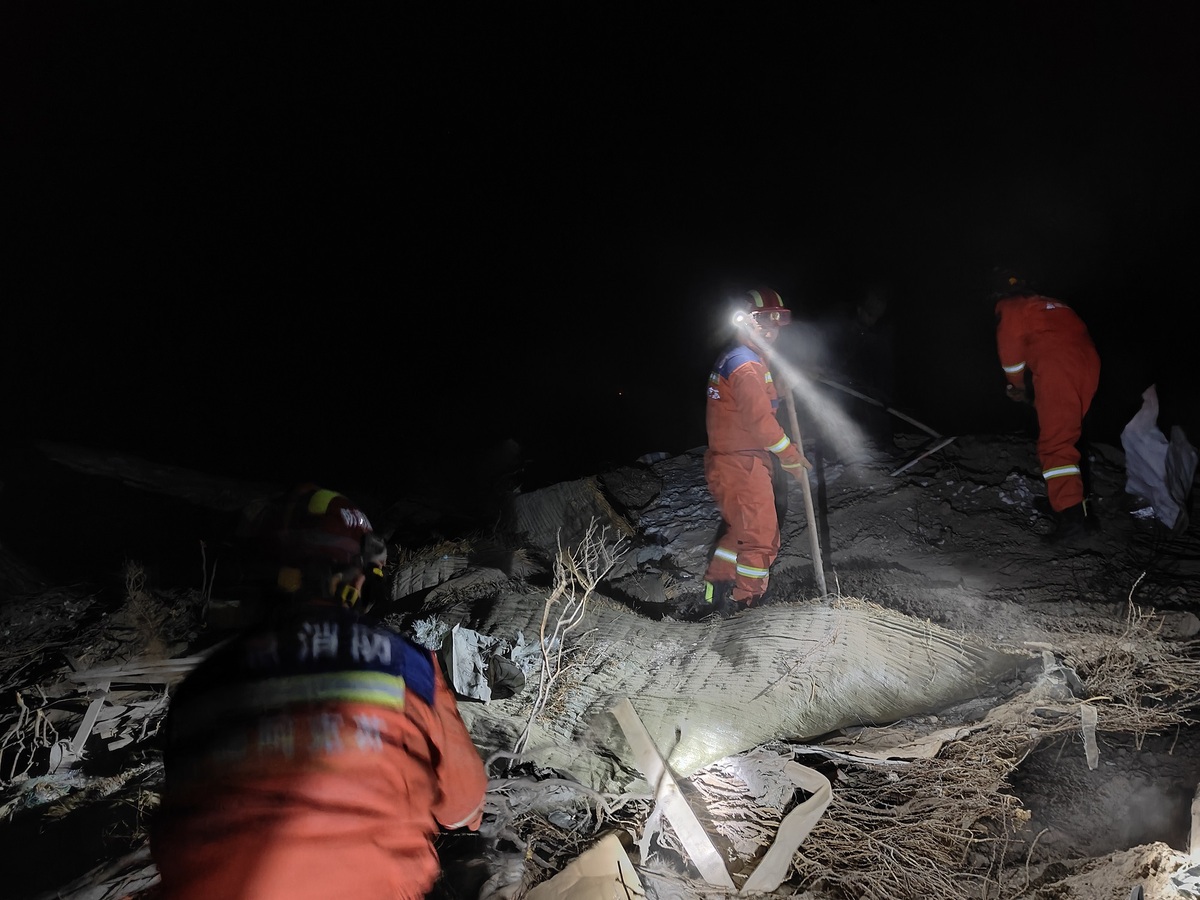 Extensive rescue and relief efforts underway after Xinjiang earthquake