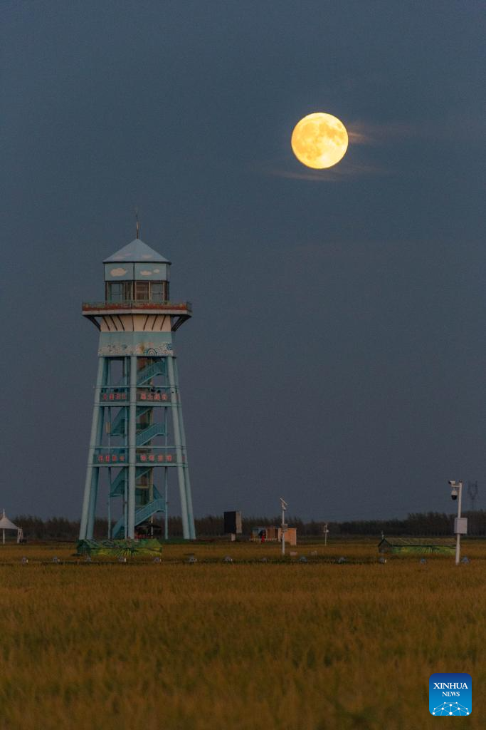 Full moon shines on night of Mid-Autumn Festival in China(图4)
