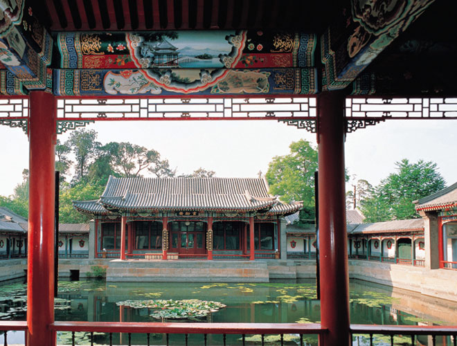 Painted Boat Hall - Built in 1757 during the Qing Dynasty (1644-1911)